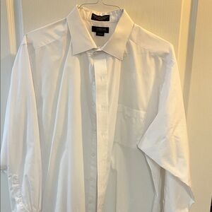 Classic White Dress Shirt for Men